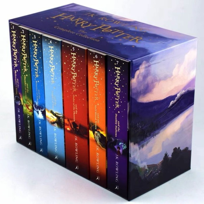 Harry Potter box set 8 buku - box defect