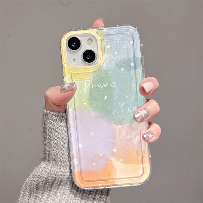 Casing Warna Gradasi Untuk Samsung A12 A10 A10S A14 A13 A11 A31 EU A51 A52 A52S A50 A50S A30S A32 A33 A03 A22 A23 A71 A73 A02 A03 S22 S23 Plus Ultra FE Airbag Shockproof Cover