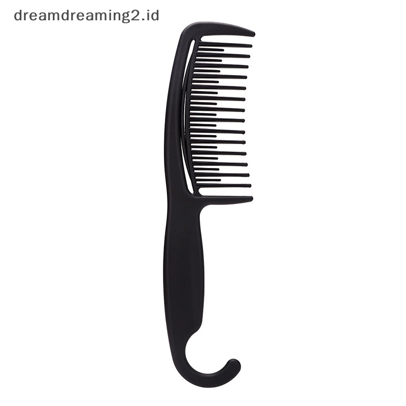 (drea) Woman Wet Hook Curly Hair Brushes Alat Styling Pewarna Salon Pro Antistatis/