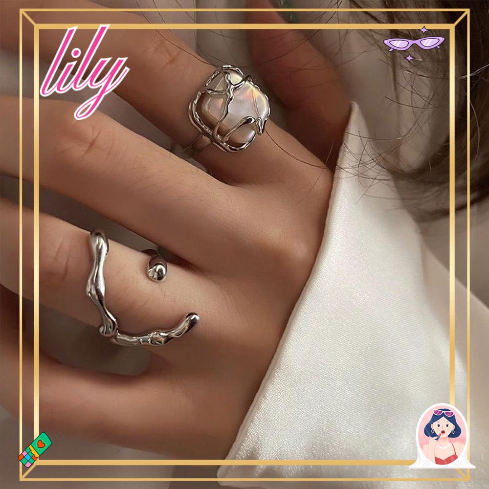 Lily Cincin Fashion Desain Rasa Wanita Mutiara