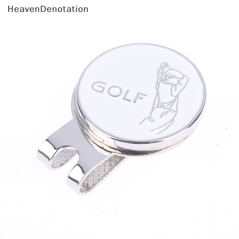 [HeavenDenotation] 1pc Klip Topi Golf Penanda Bola Golf Hat Clip Training Aksesoris HDV