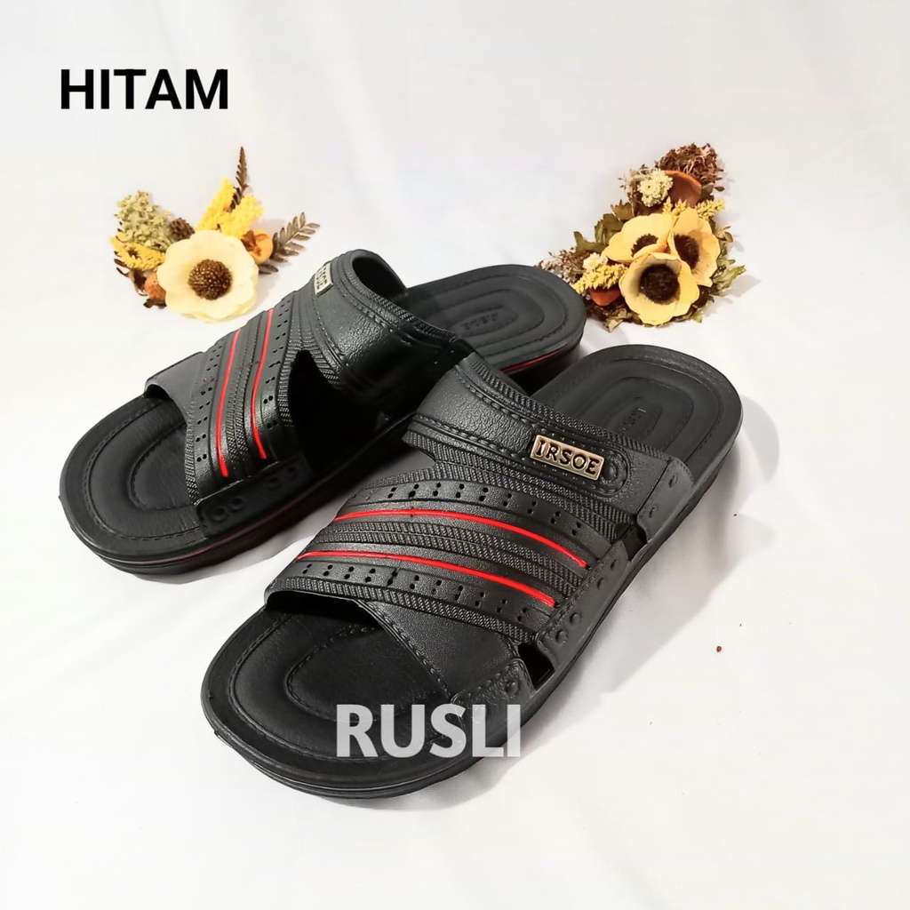 Sandal Pria Santai Karet Tebal Irsoe 909