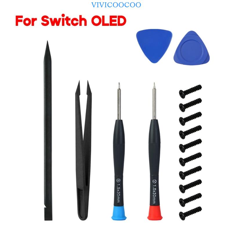 Vivi Untuk Switch OLED Controller Teardown Spudger Pry Cross-Screwdriver Precision-Tool