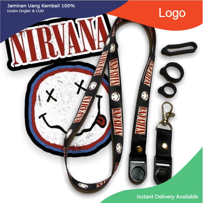 

NIRVANA NEW ART LANYARD HP POD FREE ORING 3 PCS