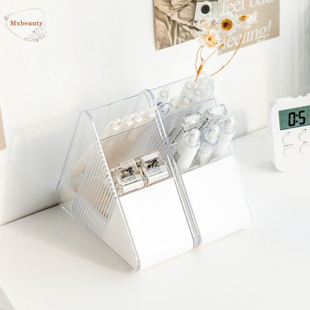 Mxbeauty Segitiga Tempat Pulpen INS Style Perhiasan Desktop Organizer Earphone Rumah Kantor Serba Serbi Desktop Penyimpanan Laci