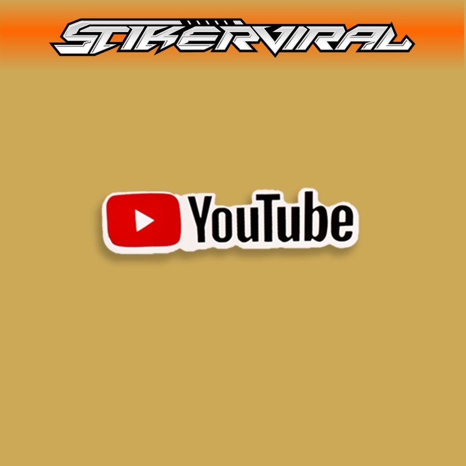 

STIKER GRAFTAC - YOUTBE - STIKER AESTHETIC LAPTOP, AKSESORIS HP, ANTI AIR, MOTIF,HELM.