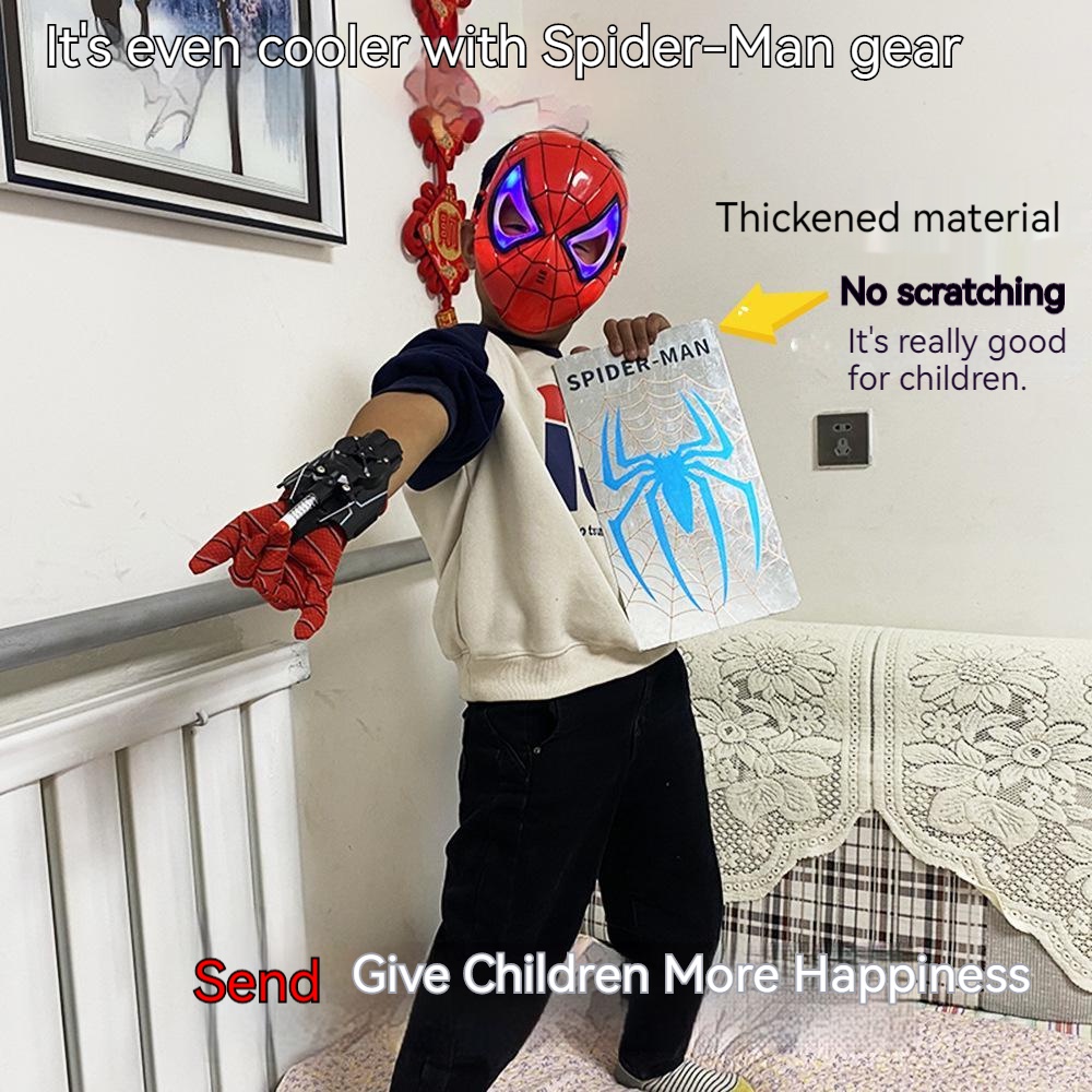 Peripheral Legends Spiderman Web Shooters Spider Sutra Peluncur Perangkat Tali Cosplay Props Mainan