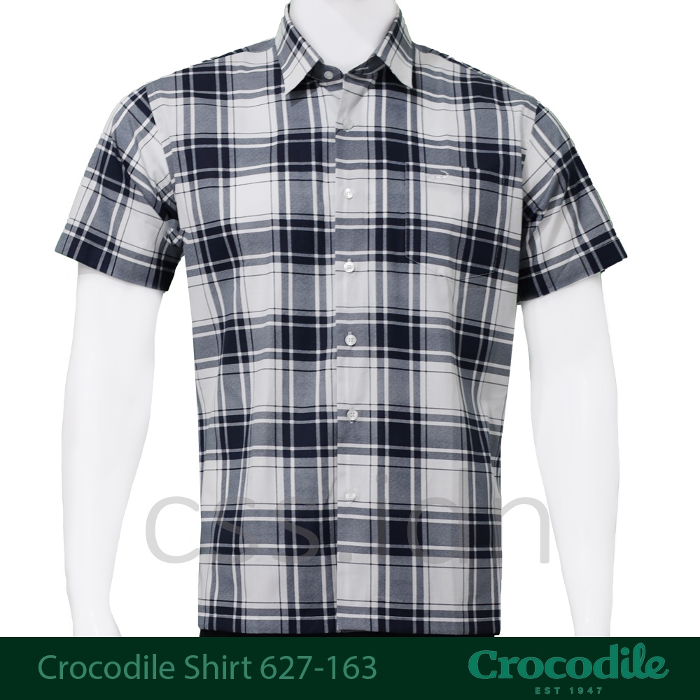 Kemeja Pria Lengan Pendek Crocodile Slim Fit 627-163