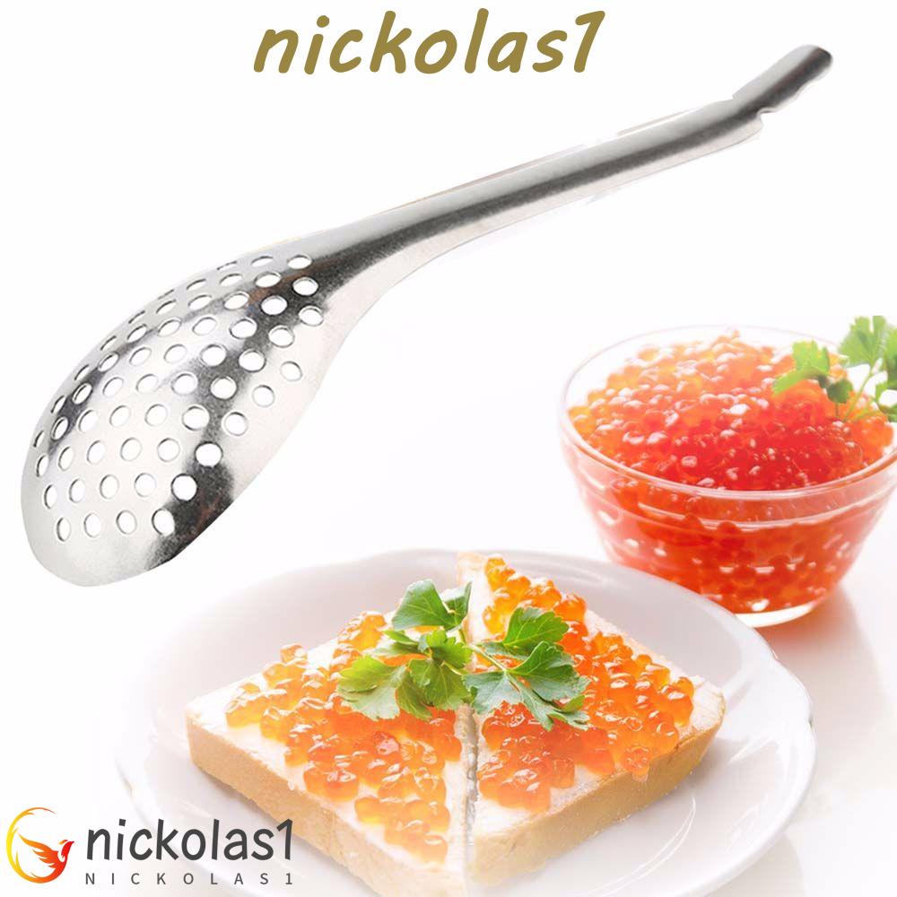 Nickolas1 Sendok Caviar 56lubang Creative Cooking Strainer Colander Alat Dapur