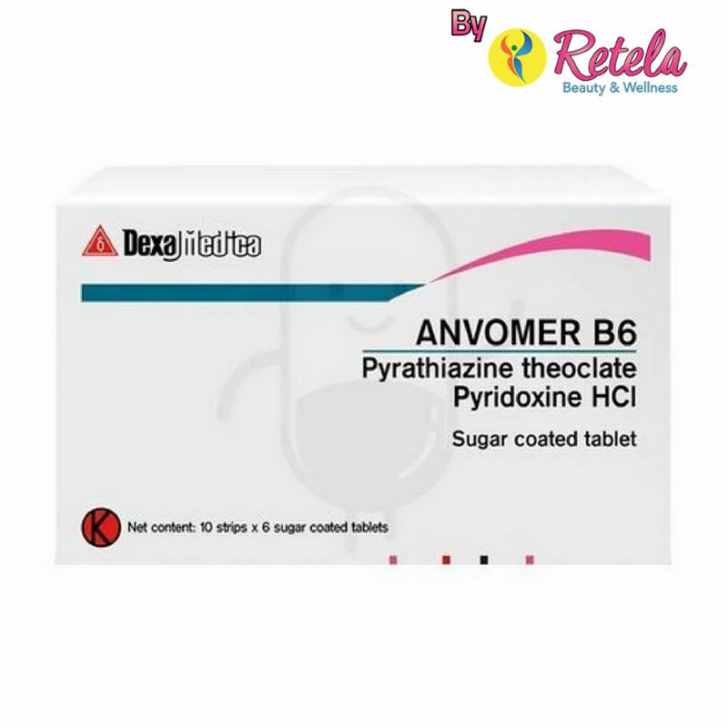 ANVOMER B6 1 STRIP 6 TABLET