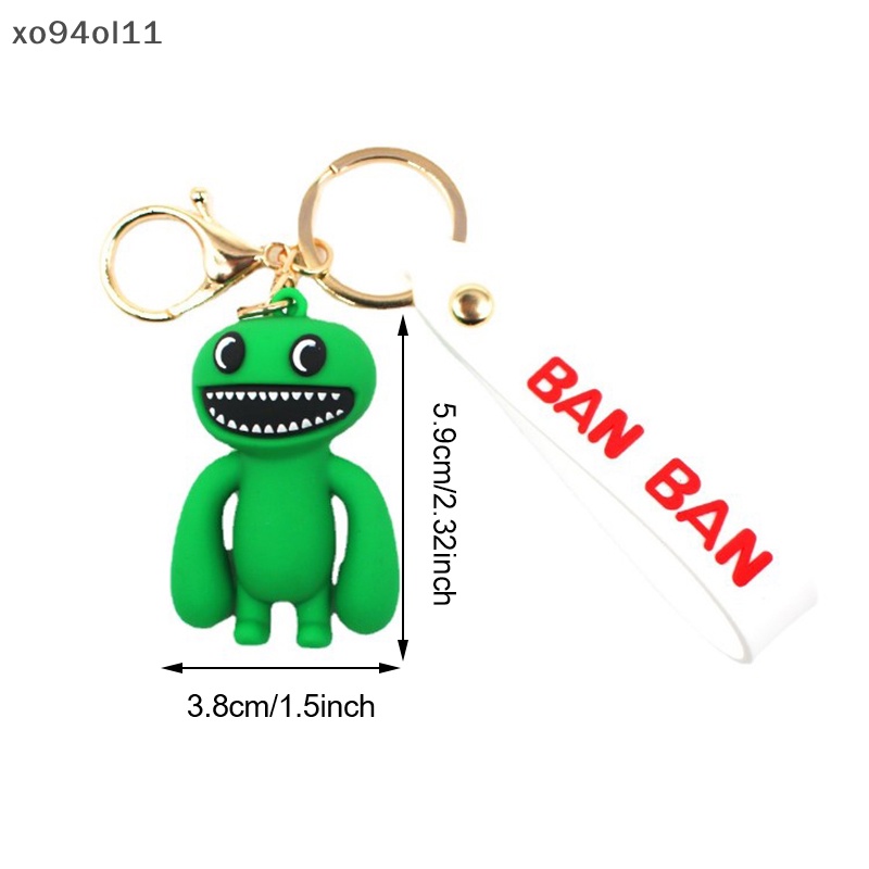 Xo Lucu Garten of banban plush Karet Lembut Gantungan Kunci Hadiah Teman Pasangan Tas Pesona Kepribadian Kreatif Mobil ban Hijau Gantungan Kunci OL
