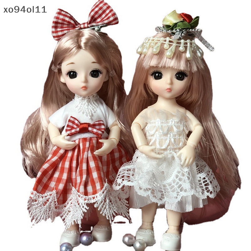 Xo 16-17cm Pakaian Boneka Dress Up Setelan Rok Hadiah Terbaik Untuk Anak DIY Mainan Anak Perempuan OL