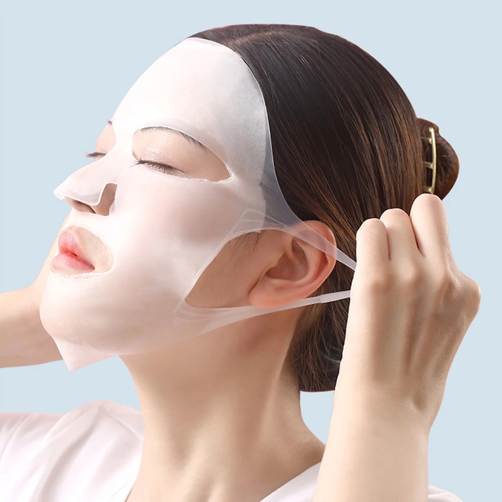 Penutup Masker Telinga Gantung 3D Masker Wajah Anti Menjatuhkan Silikon Tetap Sabuk Reusable Pelembab Masker Wajah Memperbaiki Alat Bantu Stretchable Masker Aplikator Alat Perawatan Kulit Untuk Wanita