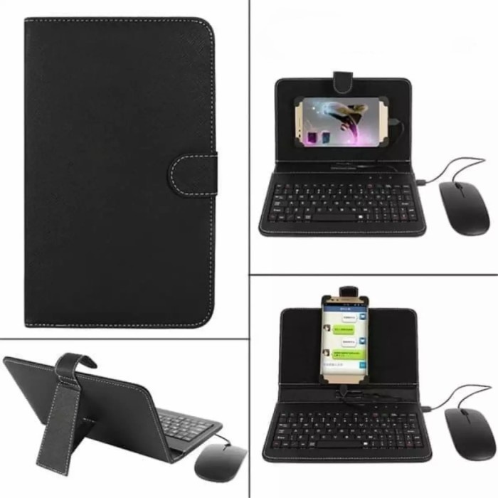 Keyboard Tablet + Mouse 7 Inch | Keyboard Android HP ukuran 7 IN - TYPE C