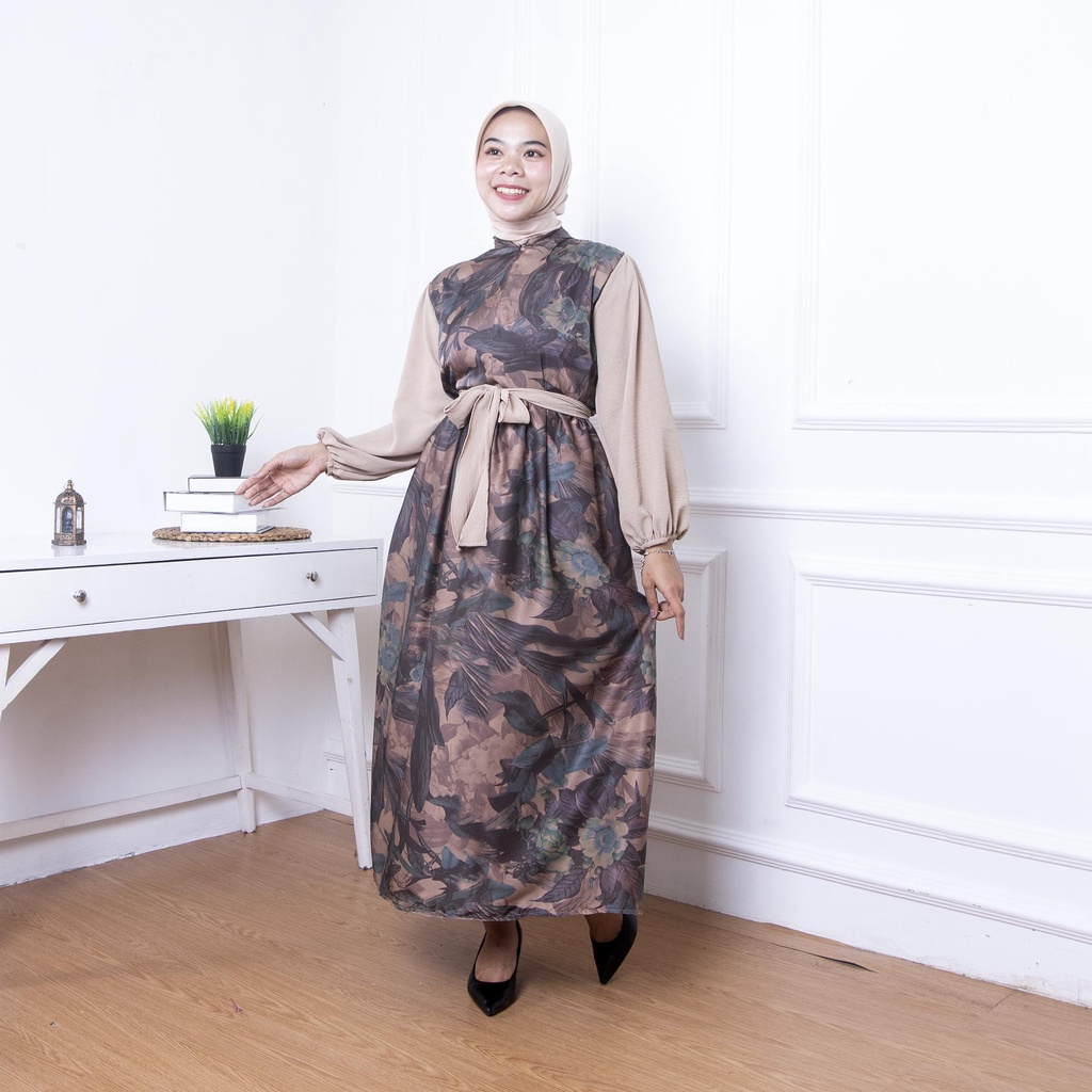 BEFAST - ZNF DRESS MAXY MESYA / GAMIS ARMANY / Fashion Wanita Muslimah / Dress Lengan Panjang Keluaran Terbaru / Outfit Wanita Hijab Style / Gamis Kondangan Wanita Formal / Terlaris