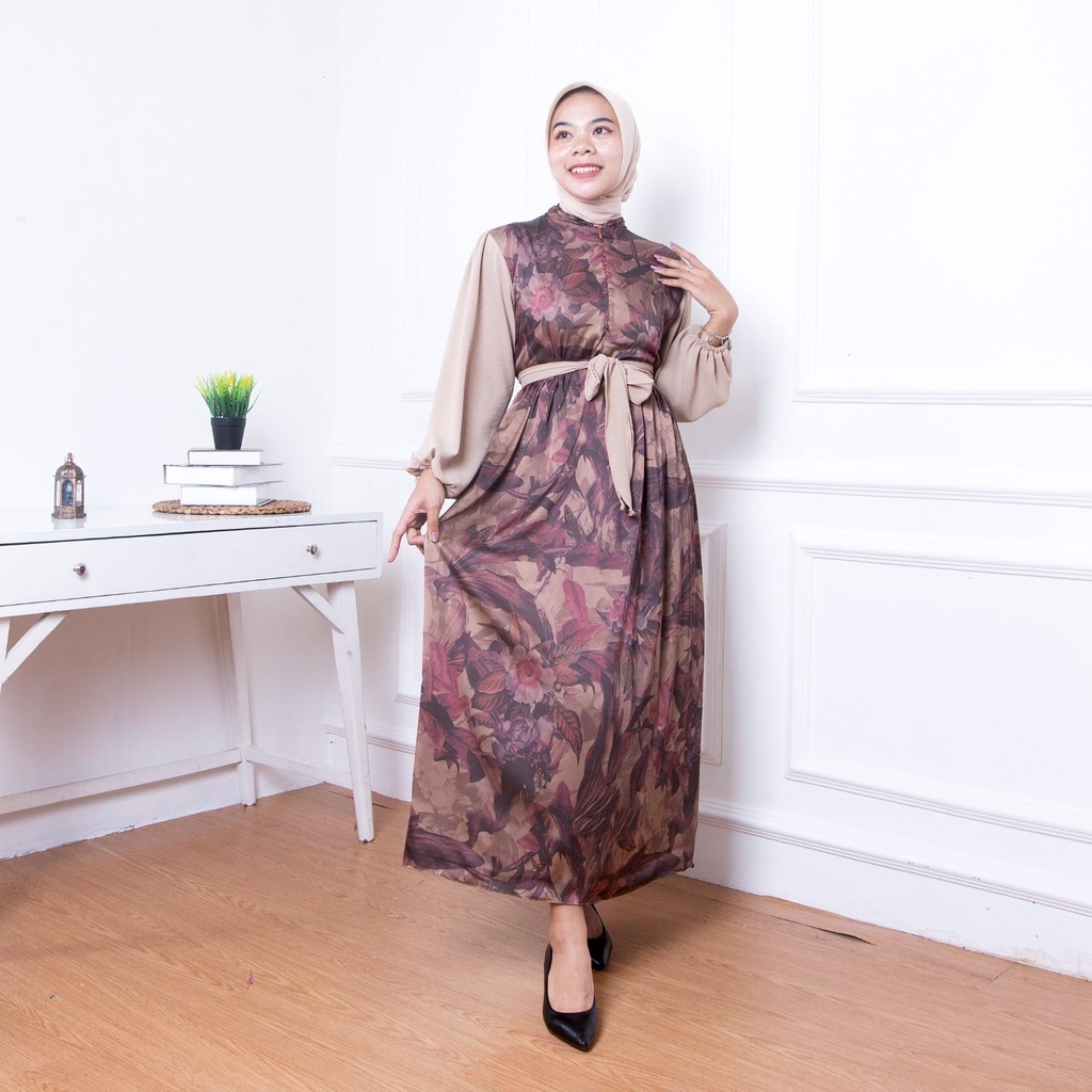 BEFAST - ZNF DRESS MAXY MESYA / GAMIS ARMANY / Fashion Wanita Muslimah / Dress Lengan Panjang Keluaran Terbaru / Outfit Wanita Hijab Style / Gamis Kondangan Wanita Formal / Terlaris