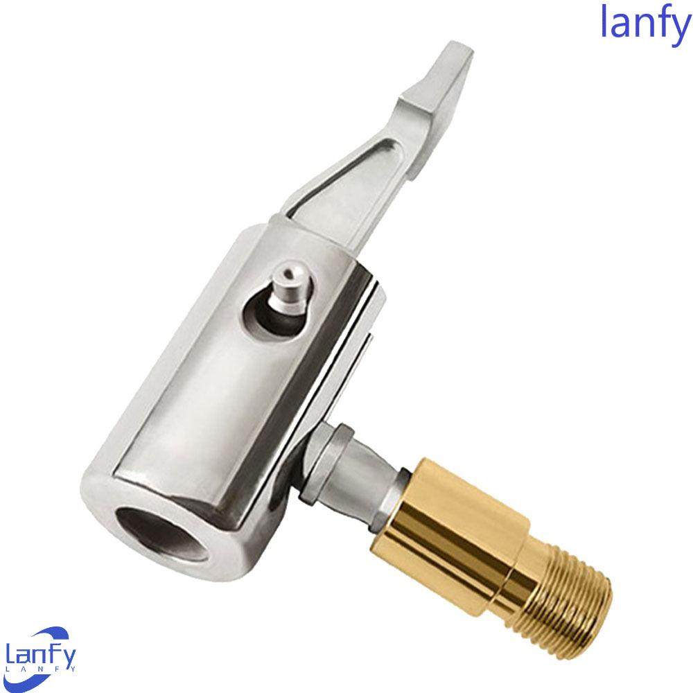 Lanfy Konektor Tiup Konektor Pompa Angin Ban Mobil Air Chuck Valve Adapter Konektor Pompa Tiup