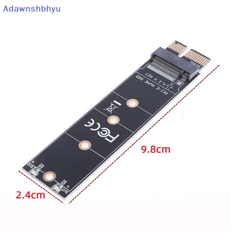 Adhyu Adaptor PCIE to M2 NVMe SSD M2 PCIE X1 Raiser PCI-E PCI Express M Key Connector ID