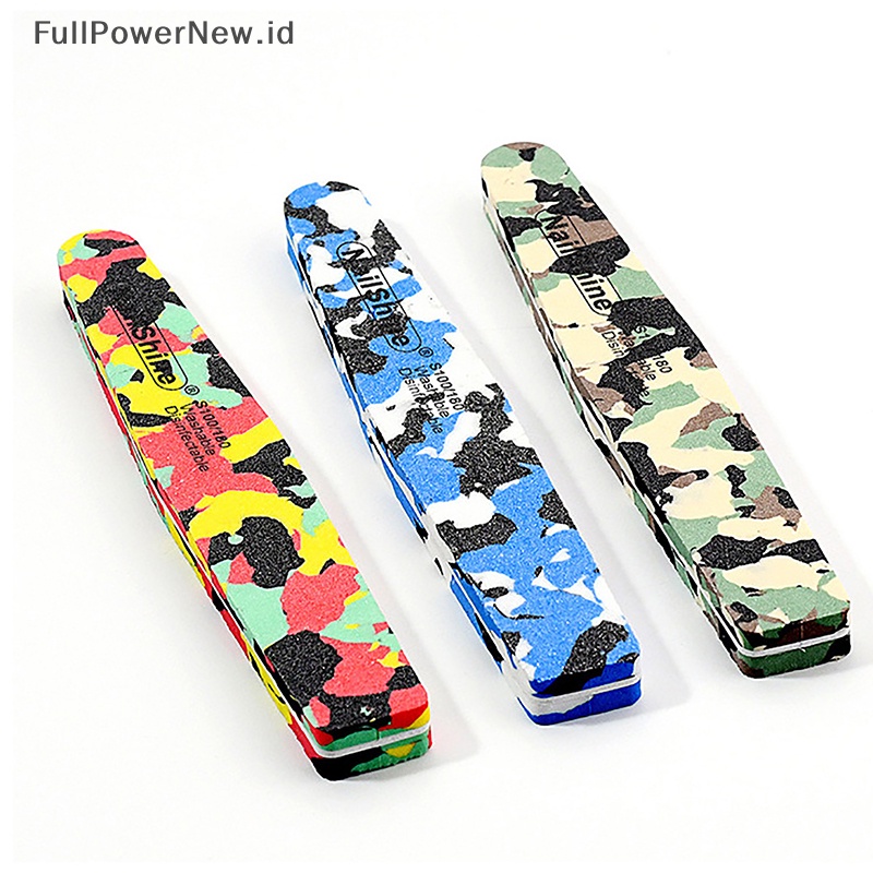 Power 5Pcs Amplas Kuku Penderita Acrylic Manicure Care Files Art Surface Sponge ID