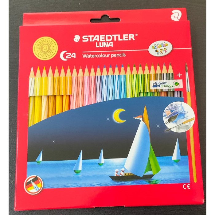 

Pensil Warna Staedtler Luna 24 Warna Ukuran Panjang