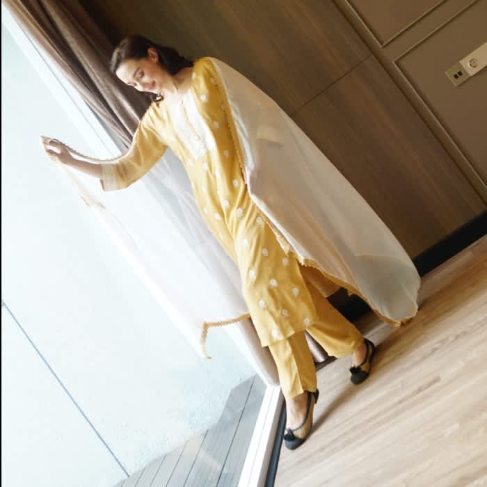 Setelan Baju Wanita Syintetic your you fabric/Baju setelan india