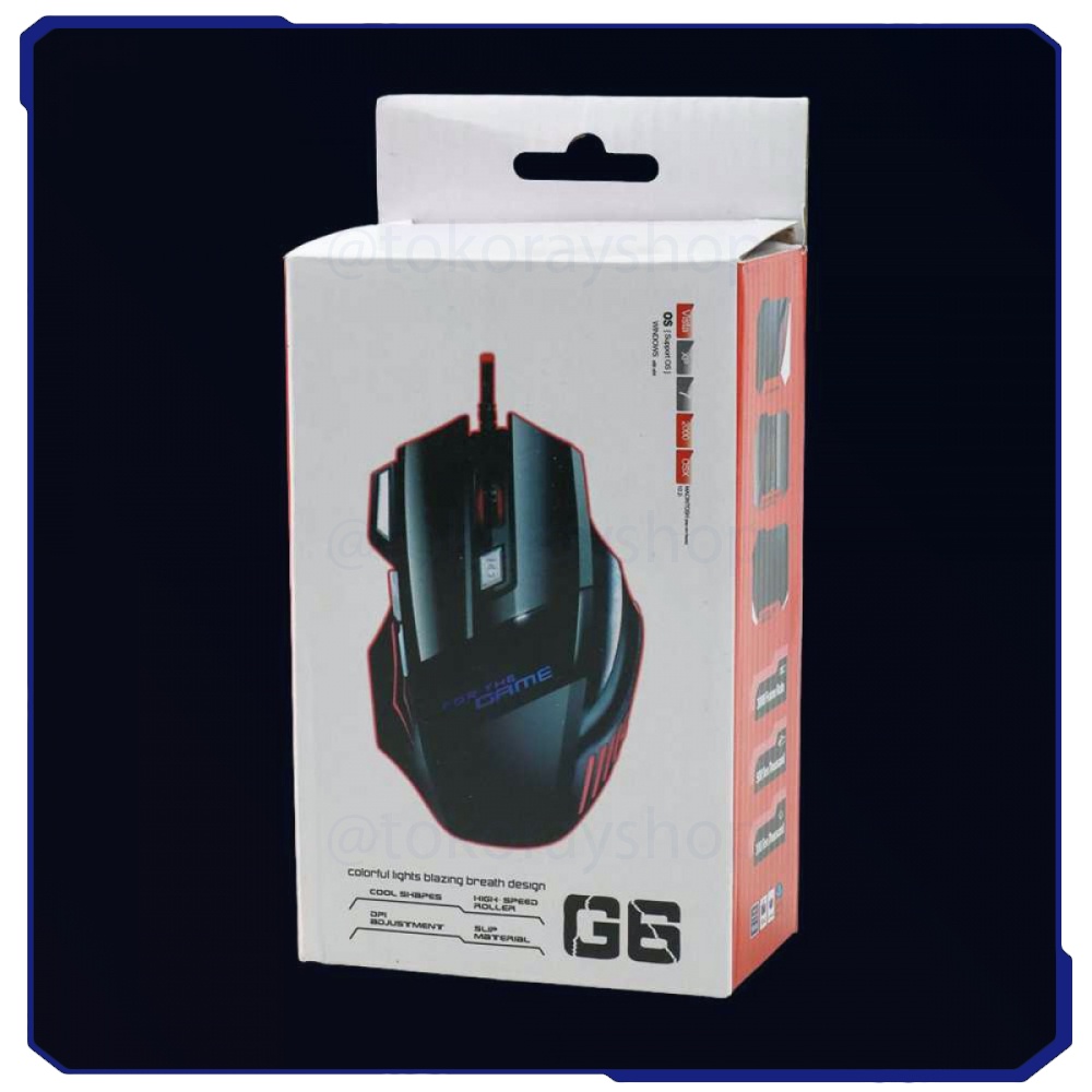 7 Keys LED Gaming Mouse 5500 DPI - X1