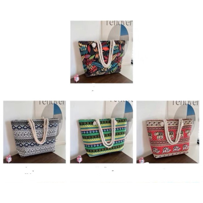 Tas Tote Bag / Tas tangan Model Geometris