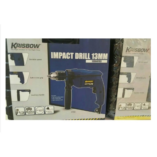 KRISBOW IMPACT DRILL 13MM 10064703 ALAT BOR BETON/BESI/TEMBOK/KAYU