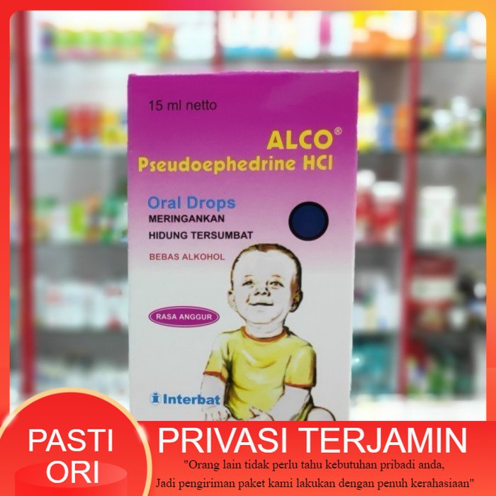 Alco Drop / Obat Pilek Flu Bayi / Alco Drop 15ml