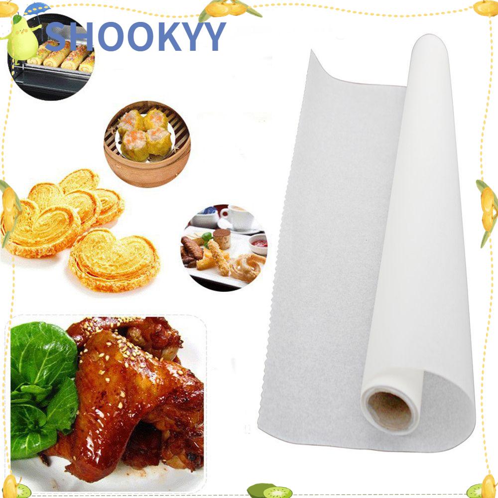 Chookyy 1 Rool 11.8&quot; Greaseproof Baking Paper Nampan Loyang Liner Silikon Minyak Parchment