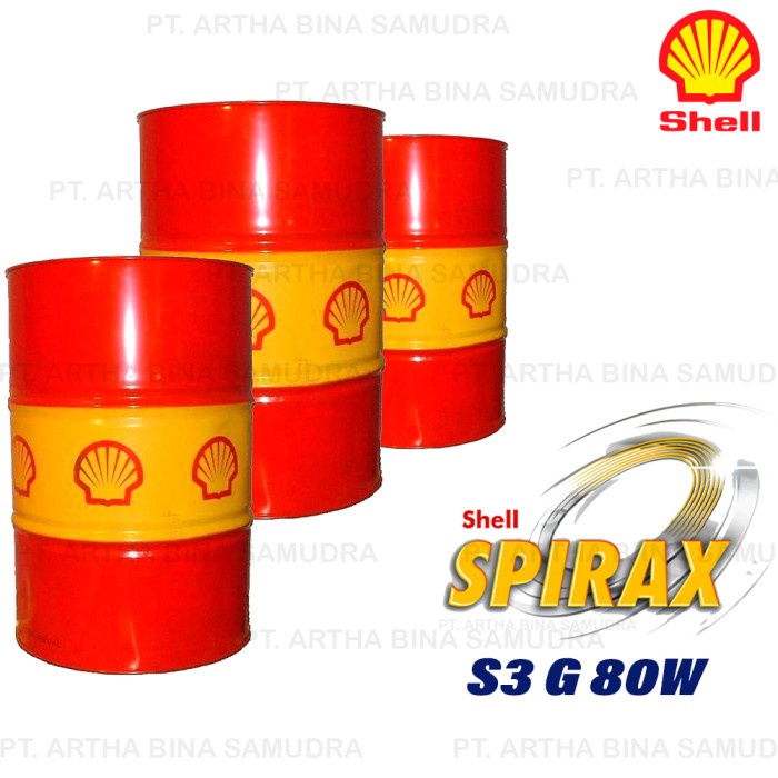 OLI Shell SPIRAX S3 G 80W Drum Isi 209 Liter