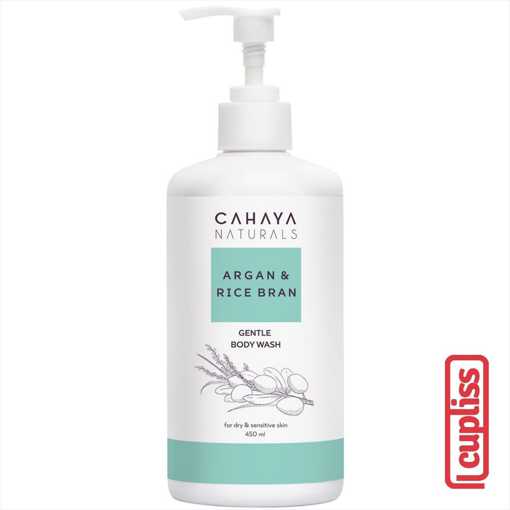 Cahaya Naturals Gentle 450ml Body Wash Argan Rice Brand Oil12010103 450 ml