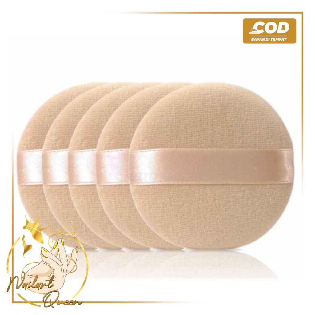 Facial Beauty spon spons Sponge Powder Puff Pads Wajah Alat Kosmetik untuk Foundation