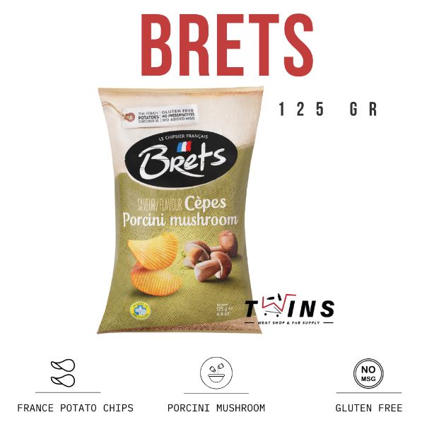 

BRETS (BRET'S) CHIPS PORCINI MUSHROOM 125 GR