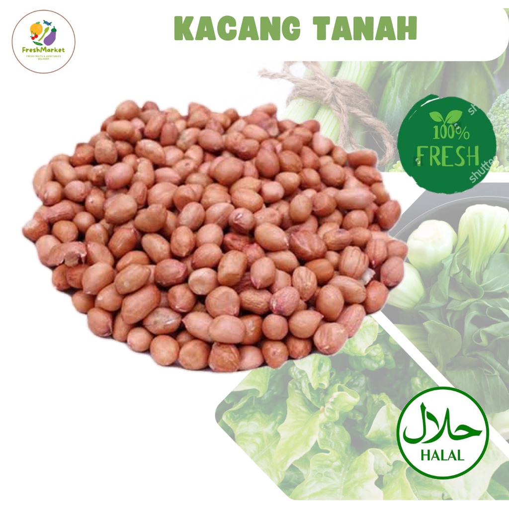 

Kacang Tanah Kulit 250 Gram Freshmarketlampung