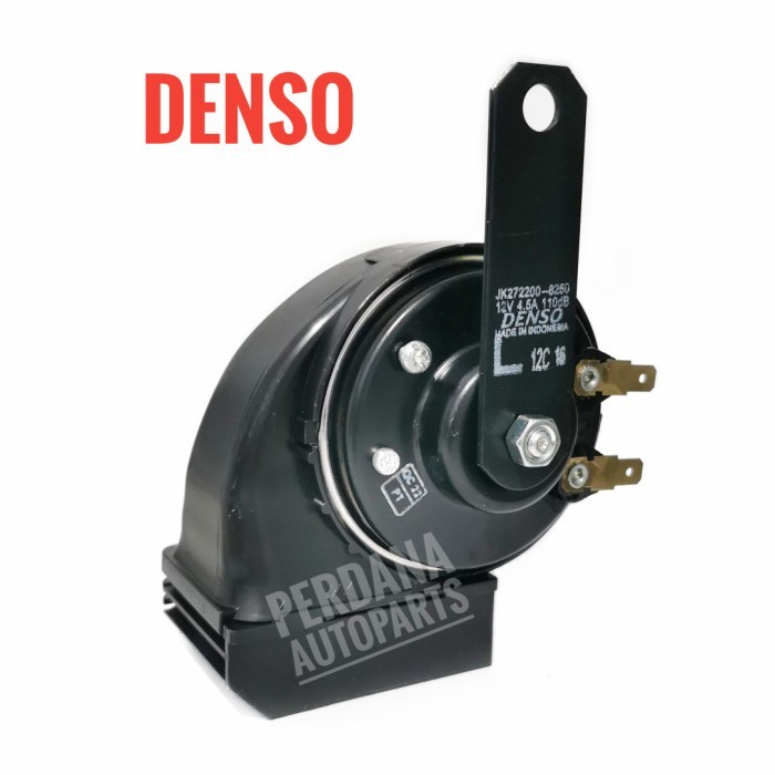 Klakson Keong Motor DENSO Waterproof 12v 4. 5A Satuan