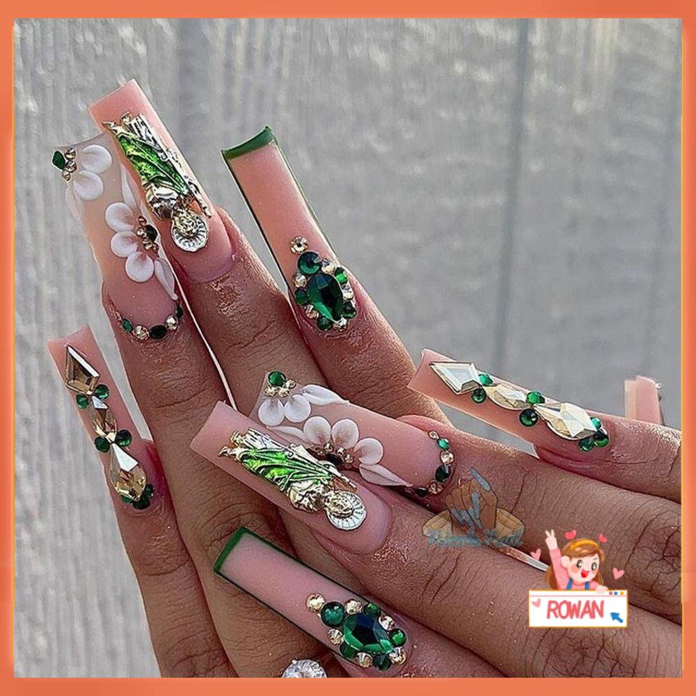 R-FLOWER Nail Charms Manicure Dekorasi Kuku 3D Berlian Bunda Maria Dewi