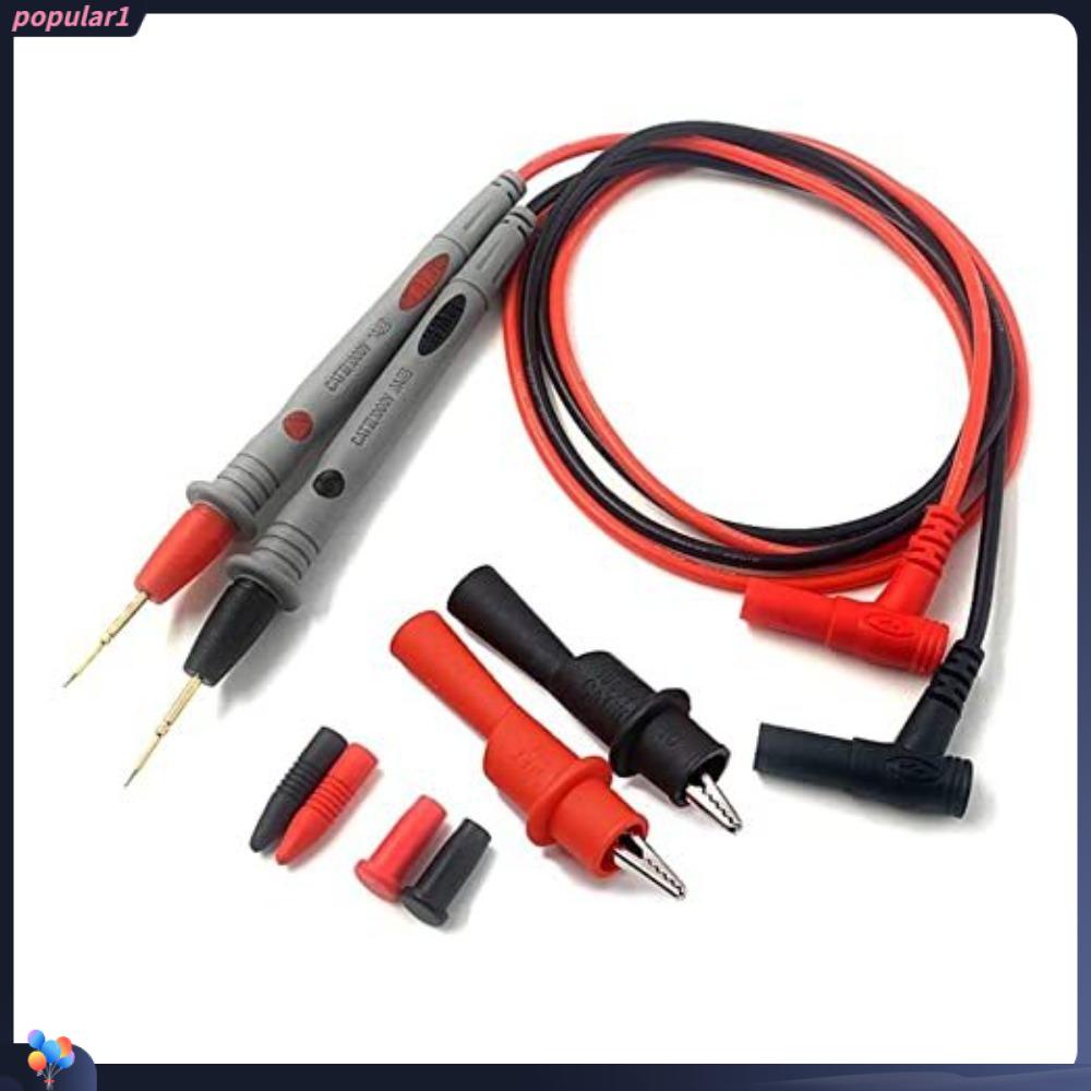 POPULAR Populer Multimeter Test Lead Aksesoris Pengujian Listrik 4mm Multimeter Probe Sharp Needle Test Leads