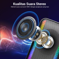 Speaker Gaming KISONLI X22 Super Bass Portable RGB