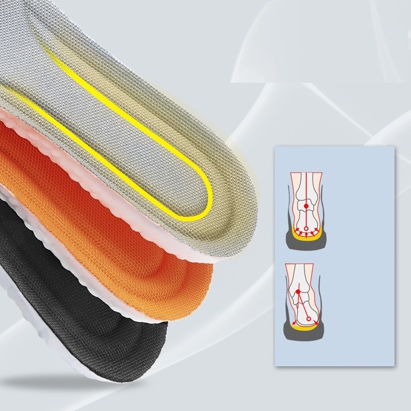 2pcs Insole Sol Sepatu Pengajal Sneaker Pad OSM-AS121