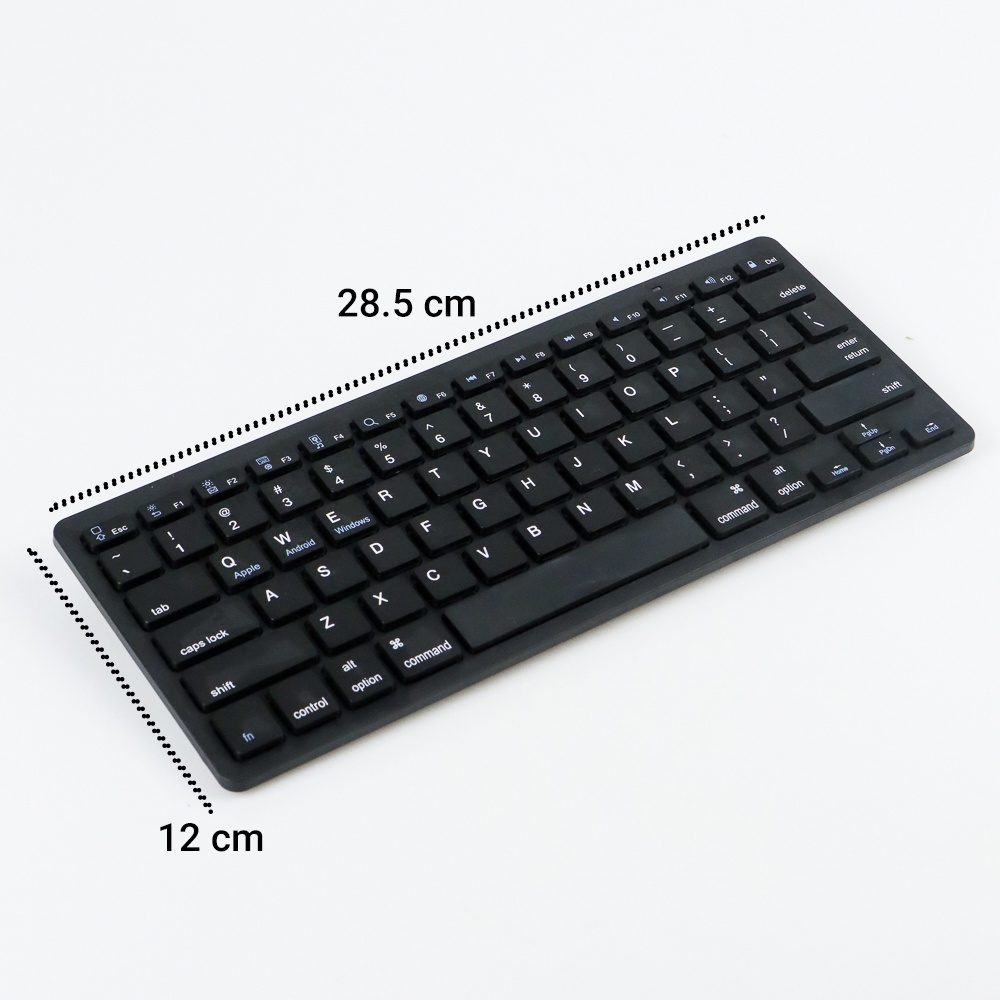 Taffware Ultra Slim Bluetooth Keyboard iOS Android PC - BK3001