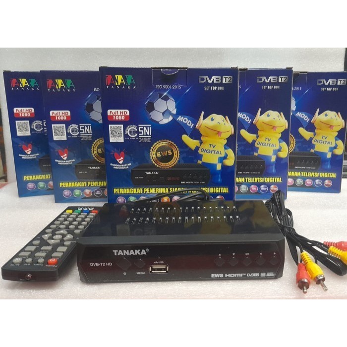 SET TOP BOX TV DIGITAL RECEIVER STB TANAKA SNIPER / METAL DVB-T2 IPTV