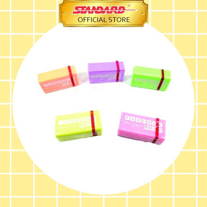 

STANDARD PASCOLA COLORFUL ERASER 5 PCS