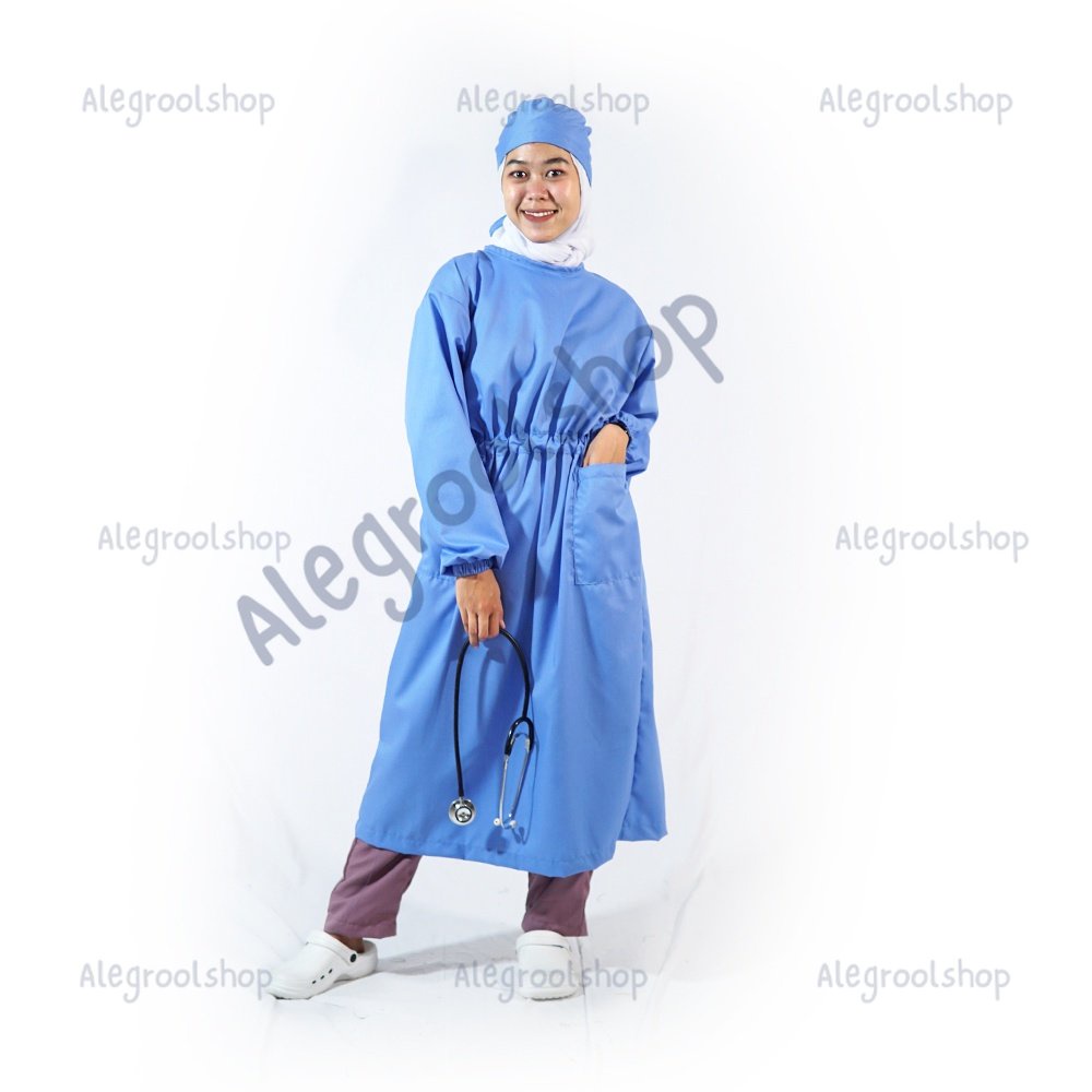 Surgical Gown Katun Jepang Premium 'Model Kerut' Voll.02