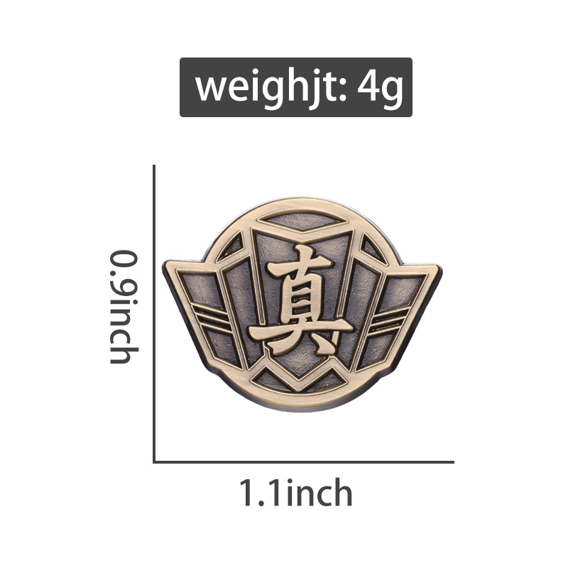 Yakuza Permainan Jepang Enamel Pin Retro Alloy Bros Lencana Ransel Perhiasan Aksesoris Hadiah Untuk Teman Kipas Anak