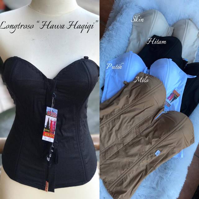 TERMURAH Longtorso Bustier Bra Korset Hawa Hakiki Kamisol Kebaya Angkin Daleman Kebaya