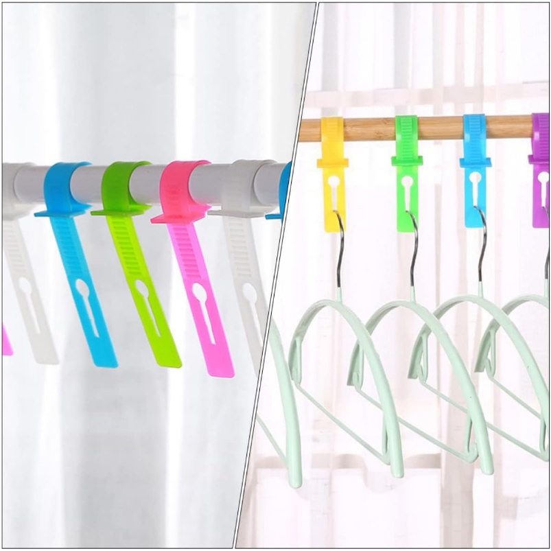 [Harga Grosir] Rak Pengering Pakaian/Gantungan Baju Rumah Organizer Hook/Windproof Scratch Hanger Hook/Tali Gesper Tetap Gantungan Jemuran/Gesper Tetap Anti Slip