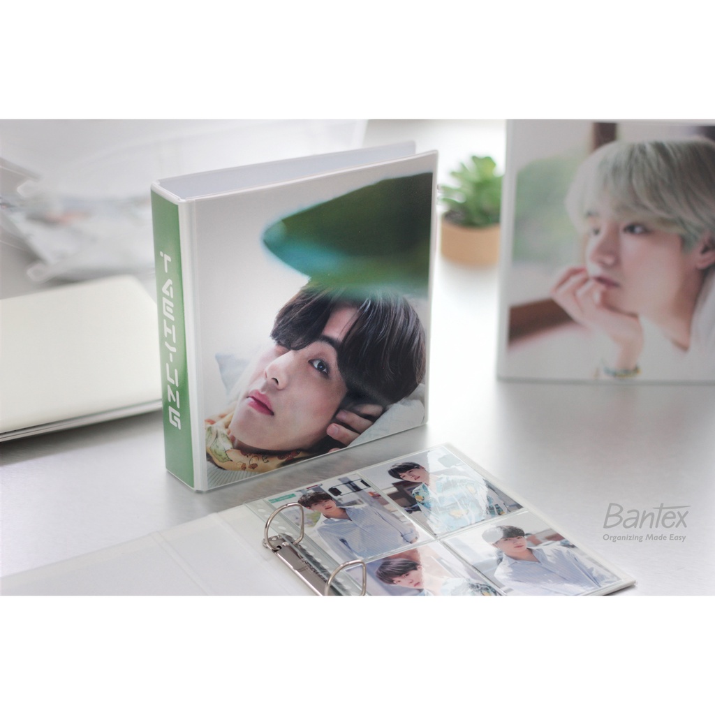 

[Artomas] Bantex Insert Cover Photocard Album A5 2 Ring Binder with Sleeve Pocket – 8521 07