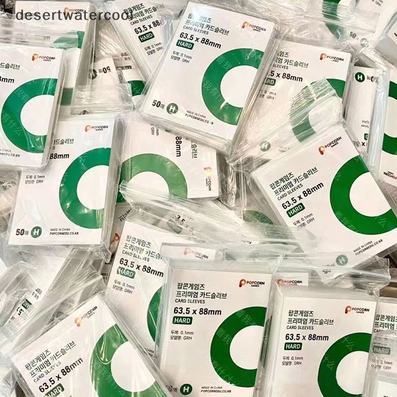 Deid 50pcs Korea Card Sleeves Acid Free CPP Hard 3inch Photocard Pelindung Film Martijn