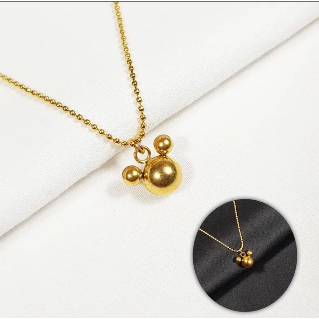 CICILIA - Kalung Titanium Wanita Mikkie Perempuan